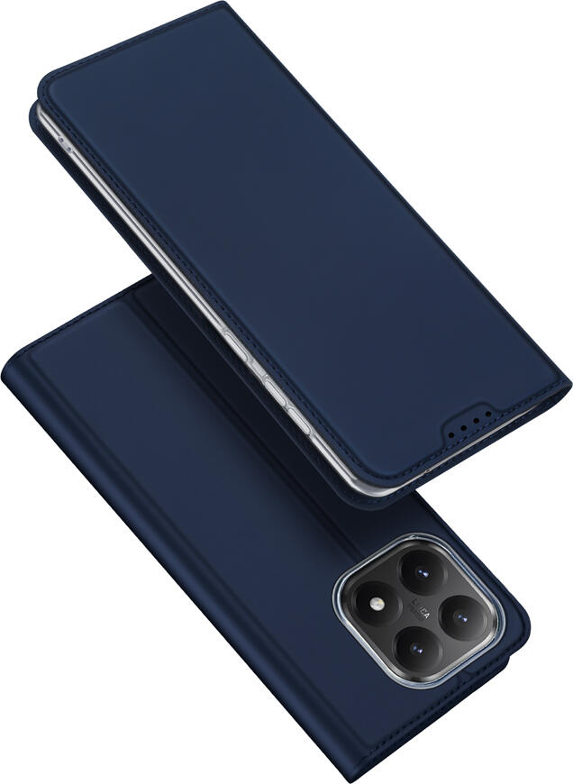 Чехол-книжка DUX DUCIS SKINPRO для Xiaomi 15T, цвет синий, кожаный PU противоударный кейс с TPU вставкой, слотом для карт и функцией подставки