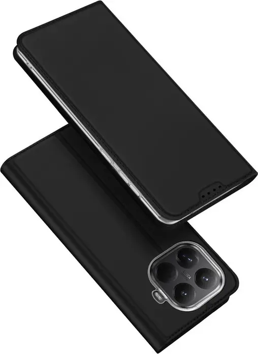 Dux Ducis SkinPro Wallet Case for Xiaomi 15T Pro, PU Leather Flip Cover with Card Holder, Magnetic Closure and Foldable Stand, Shock-Resistant