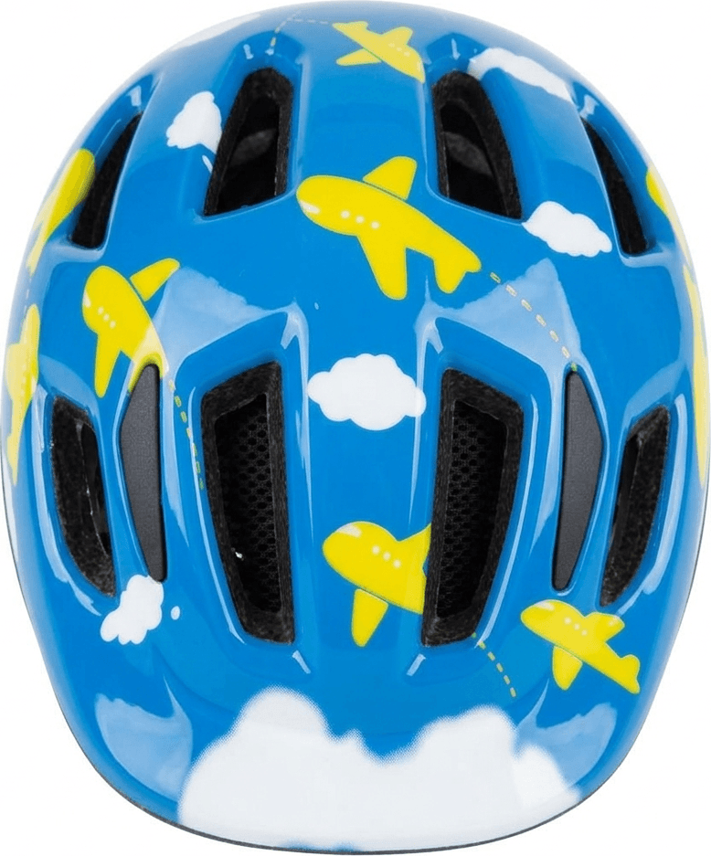 Casca pentru copii Alvas G Sky Adventure, Coaja rezistenta la impact cu spuma EPS, 11 orificese de ventilatie pentru bicicleta si trotineta