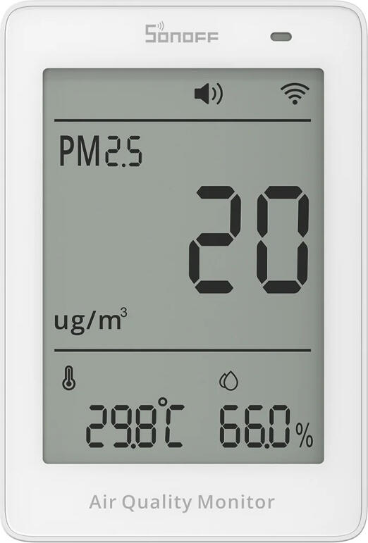 Sonoff Matter Over Wi-Fi Air Quality Monitor AirGuard PM2.5 / PM10 (SAWF-07P)