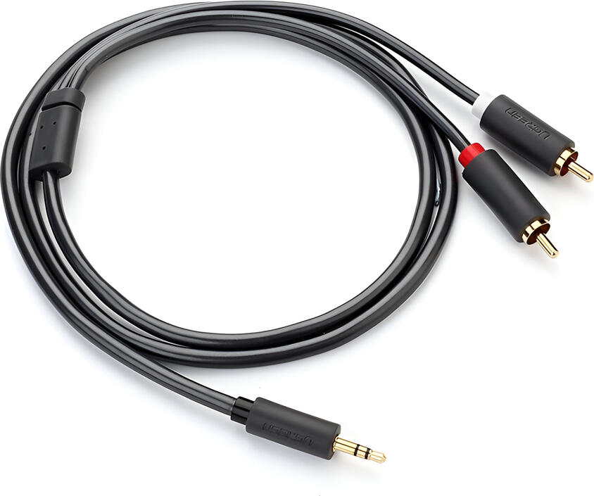 UGREEN Cable Audio/AUX 3.5mm Male to 2xRCA Male 1.5M | AV102, Gray