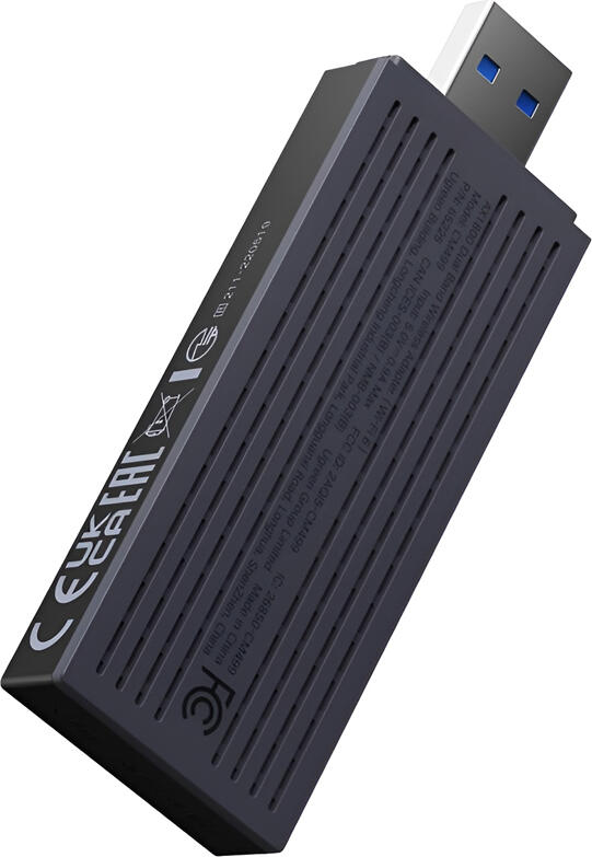 Adaptor USB 3.0 Wi-Fi 6 UGREEN CM499 Dual-Band, AC1800 Mbps (1201Mbps 5GHz, 574Mbps 2.4GHz), MU-MIMO, OFDMA, WPA3, Mod Station si AP, Windows 11/10
