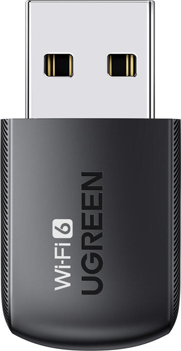 Adaptor USB Wi-Fi 6 UGREEN CM762 AX900 Dual Band, Dongle Wireless 802.11ax pana la 887Mbps, Plug-and-Play pentru Windows 11/10