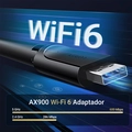USB-адаптер Wi-Fi 6 UGREEN CM763 AX900 Dual Band, 600Мбит/с 5ГГц + 287Мбит/с 2.4ГГц, внешняя антенна 6dBi, режимы клиента и точки доступа, Windows 10/11, Linux