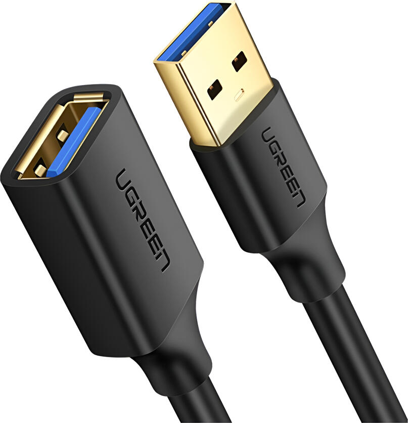 UGREEN USB 3.0 Extension Male Cable 1.5m | US129, Black