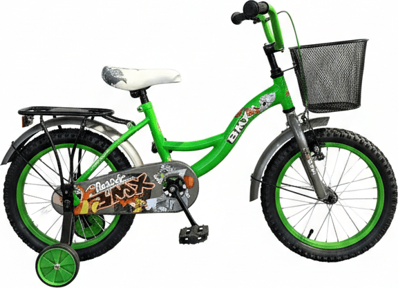 Disney 16 verde - Biciclete > Roti 16 - 4/6 ani