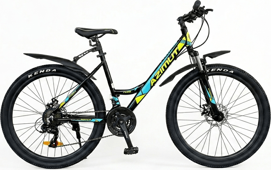 Azimut 26 galben/albastru - Biciclete > Roti la 26