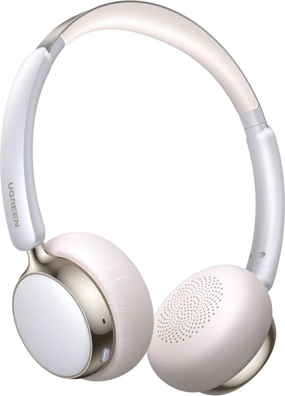 UGREEN Wireless Headphones Studio Plus Hybrid ANC | HP207, Silver-White