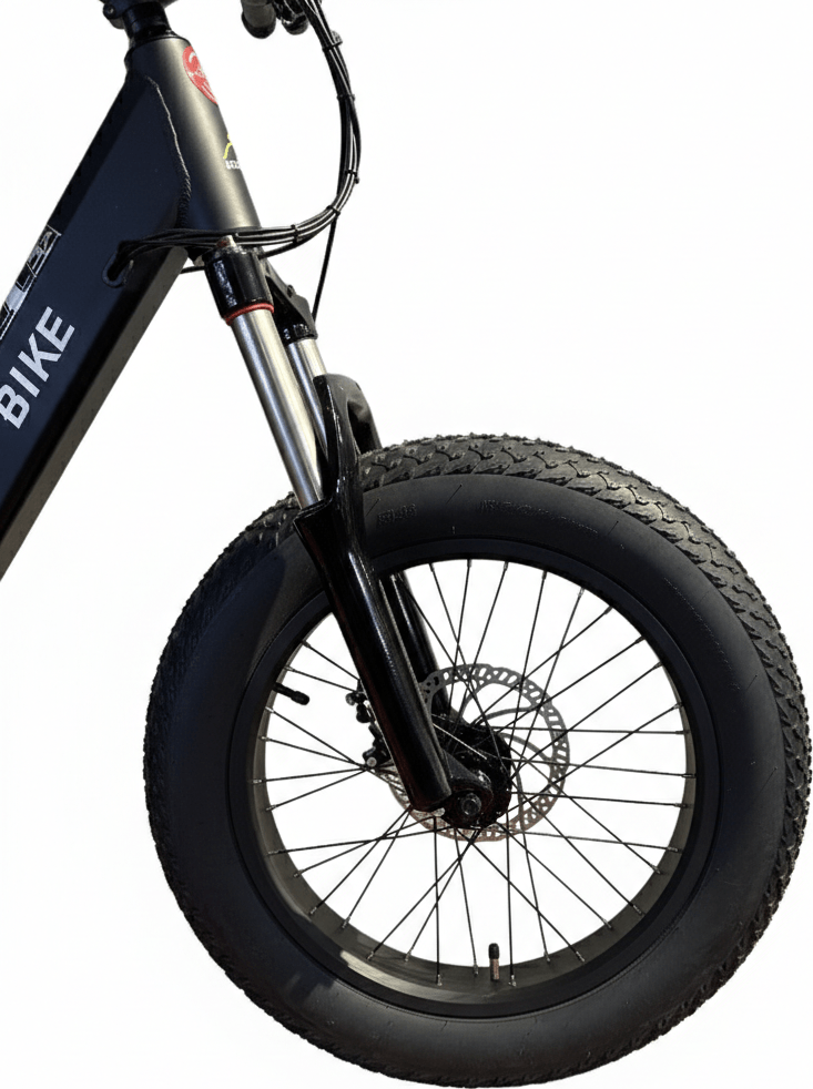 Bicicleta Electrica VeloJAN HotBike 750W, Baterie 48V 14.4Ah, Anvelope Fat Tire 20x4.0 Kenda, Frane cu Disc Hidraulice, Shimano 9 Viteze, Suspensie Dubla