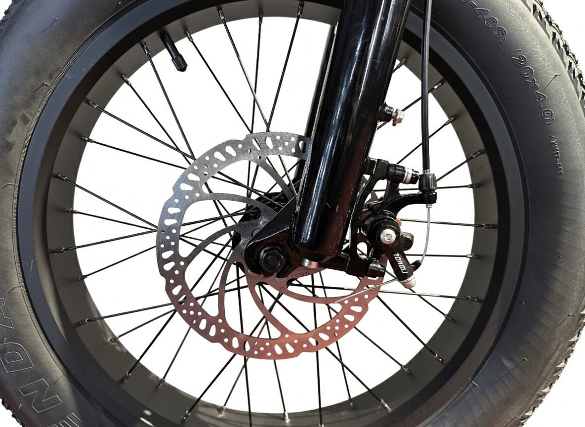 Bicicleta Electrica VeloJAN HotBike 750W, Baterie 48V 14.4Ah, Anvelope Fat Tire 20x4.0 Kenda, Frane cu Disc Hidraulice, Shimano 9 Viteze, Suspensie Dubla