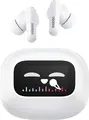 Casca TWS UGREEN HiTune T6 Magic WS211 cu Etui Ecran LCD, ANC Hibrid 52dB, Audio Hi-Res LDAC, Bluetooth 5.4, Multipoint, IPX5, Alb