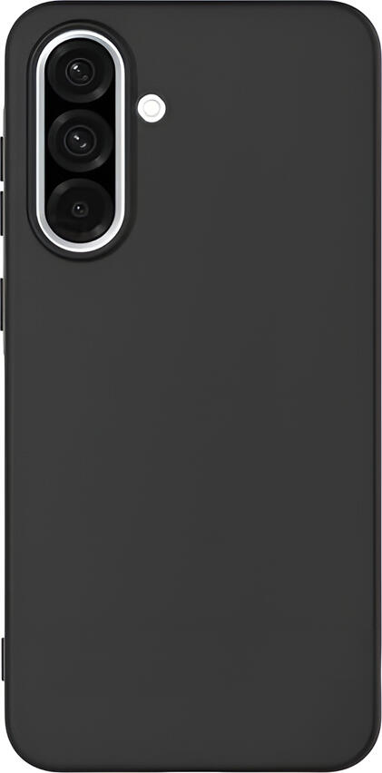 WOO Case for Samsung Galaxy A37 5G Shockproof Hybrid Liquid Silicone and TPU Slim Fit Back Cover, Black, with Microfiber Lining and Anti-Fingerprint Matte Finish