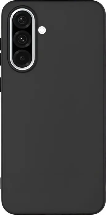 WOO Case for Samsung Galaxy A37 5G Shockproof Hybrid Liquid Silicone and TPU Slim Fit Back Cover, Black, with Microfiber Lining and Anti-Fingerprint Matte Finish