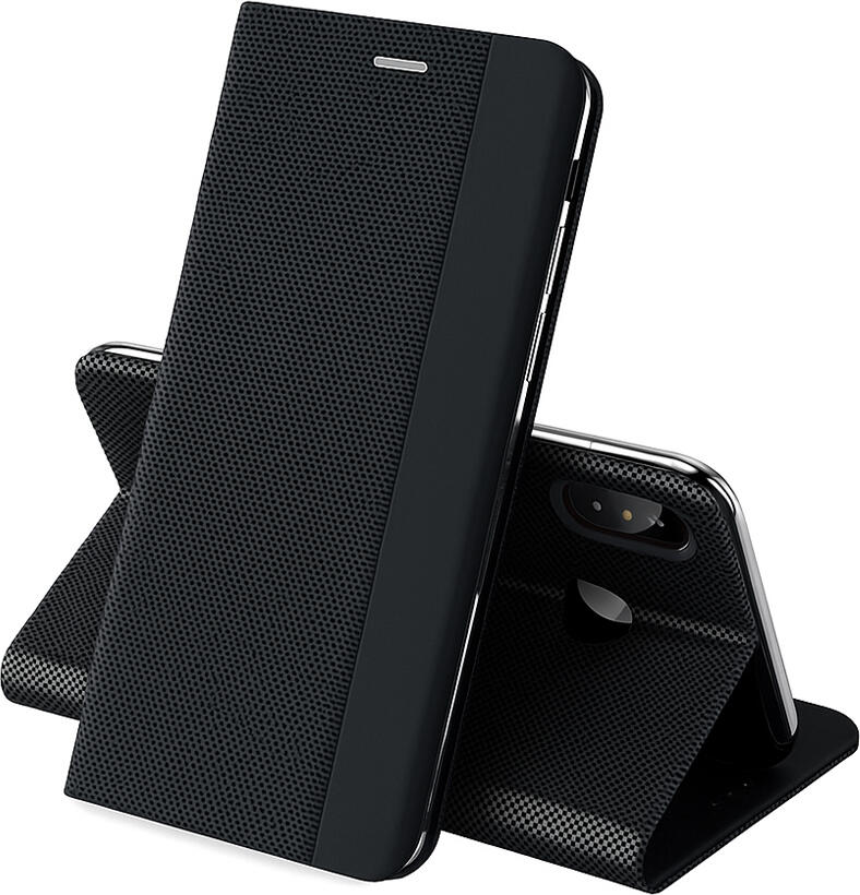 WOO Case for Xiaomi Redmi Note 15 Pro and Note 15 Pro Plus 5G, Nylon Shell Flip with Stand and Card Slot
