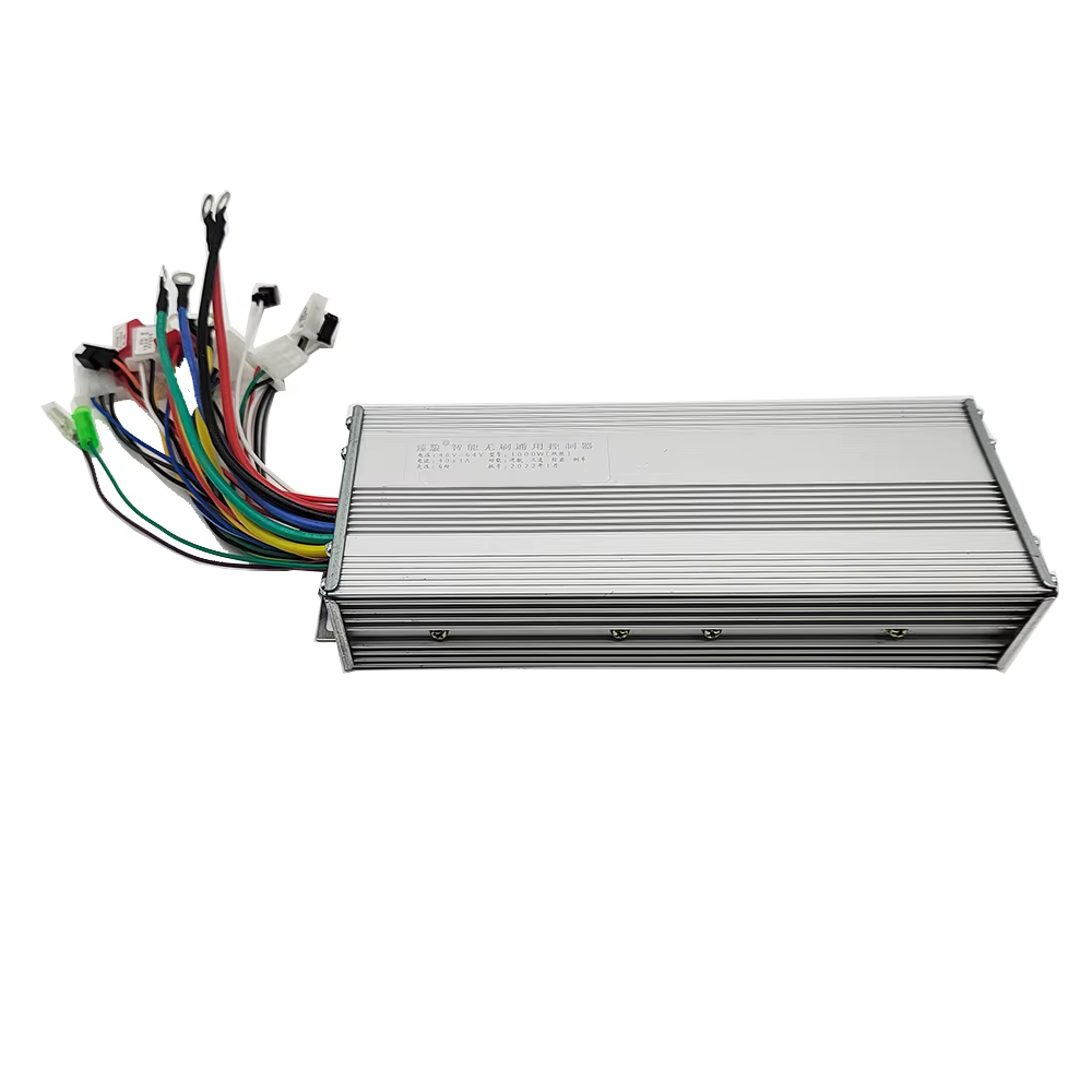 Electric Bike Controller 48V 750W Brushless DC Motor Controller with Aluminum Alloy Heat-Sink Housing, Overload and Overvoltage Protection
