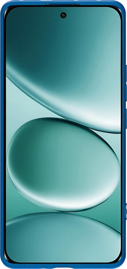 WOO Liquid Silicone Case for Xiaomi Redmi Note 15 4G, Blue, Slim Fit Matte Shock-absorbent Cover with Soft Inner Lining and Raised Edge Protection