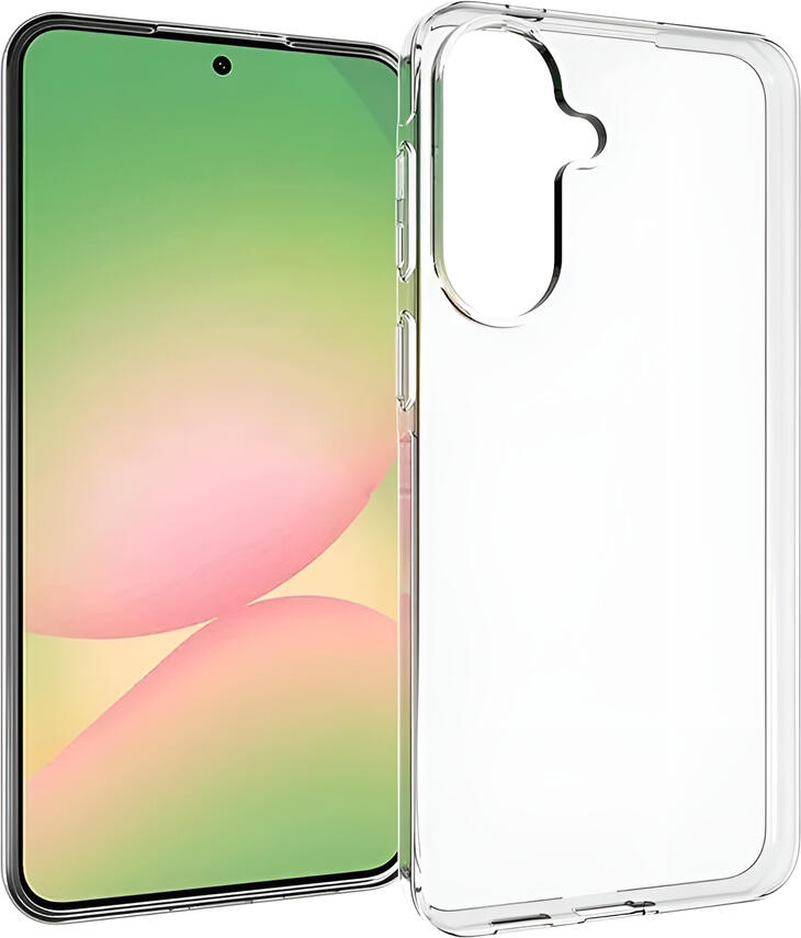 WOO Case for Samsung Galaxy A37 5G Shockproof Flexible TPU Slim Fit Back Cover, Clear, with Microfiber Lining and Anti-Fingerprint Matte Finish