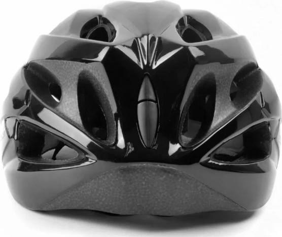 Aerodynamic Bicycle Helmet with Polycarbonate Hard Shell and EPS Impact-Absorbing Foam, Adjustable Fit System and Ventilation Slots for Cyclists