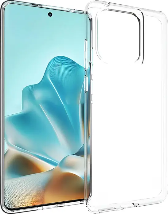 Husa WOO TPU Transparenta pentru Motorola Edge 60 Fusion, Cover Protectie Shockproof, Anti-Alunecare, Rezistenta la Praf si Uzura