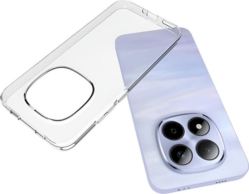 Husa WOO pentru Xiaomi Redmi Note 15 Pro 5G, Cover TPU Transparent Flexibil, Shockproof, Rezistent la Zgarieturi si Praf, Anti-Ingalbenire, Slim