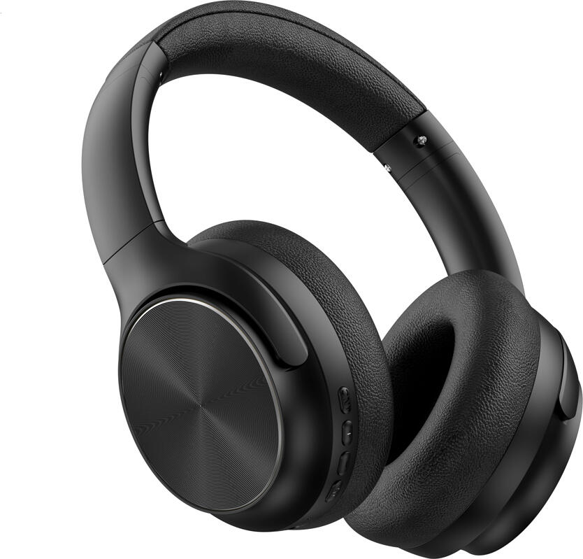 Casca Wireless Over-Ear Musen ANC-802 pentru Copii, Anulare Activă a Zgomotului ANC, Bluetooth v5.4, Difuzoare 40mm, Baterie 40h, Microfon Integrat, Negru