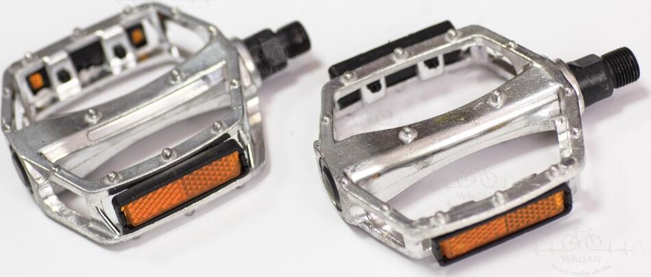 Pedale duraluminiu late gri - Piese/Accesorii > Sistema de Pedalare