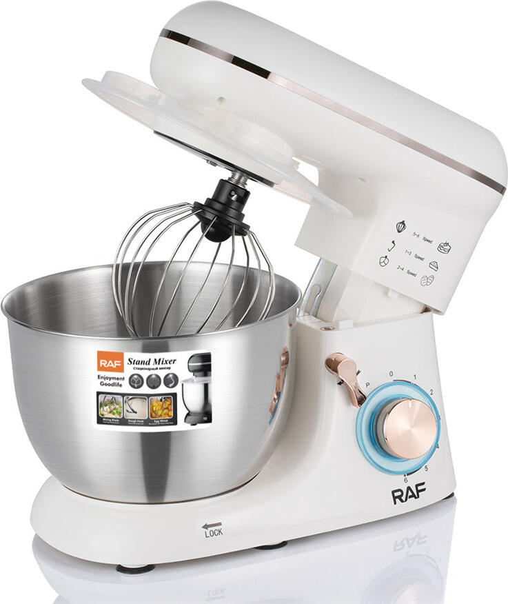 Raf Stand Mixer R.6601W, 4.5L, 1300W, White