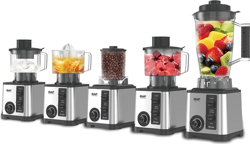 RAF R.2880 5-in-1 Professional Blender, 2600W, 32000rpm, 3L Capacity, Titanium Coated Stainless Steel Blades, Juicer, Chopper, Grinder, Egg Beater