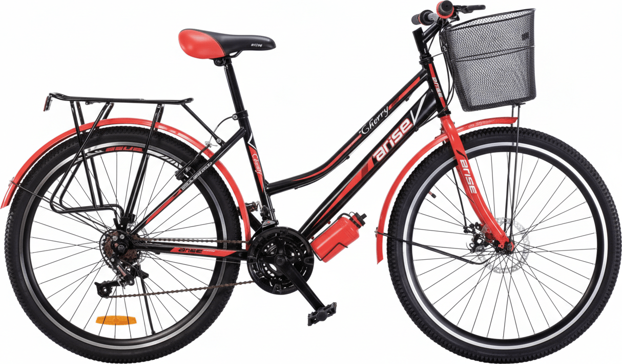Arise Cherry  negru/portocaliu 24, 26 - Biciclete > Roti la 26
