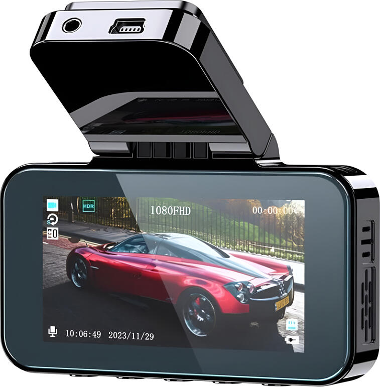 Kakusiga KSC-1132 Dual Dash Cam, Full HD 1080P Front and 720P Rear Camera, 3-inch IPS Display, 140 Degree Wide Angle, G-Sensor, Night Vision, Black