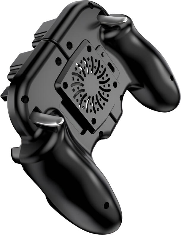 Gamepad de Gaming cu Răcire Mobilă KAKU KSC-651, Ventilator Silențios 6500 RPM, 6 Butoane Fizice, ABS și Aliaj de Zinc, pentru Smartphone-uri 4.5-7 poli