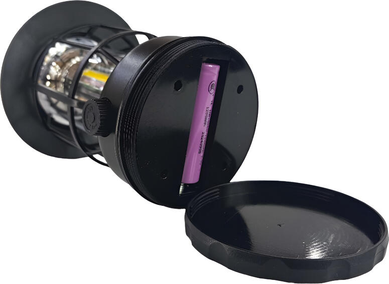 Kakusiga KSC-1561 Muguang Series Outdoor Camping Lantern, SMD LED Warm Light 3200-3300K, 1200mAh Battery, USB Type-C, IPX4 Waterproof, Black