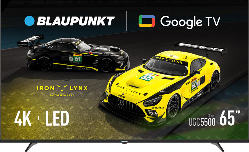 Televizor Smart Blaupunkt 65UGC5500 65 inch 4K Ultra HD LED, Google TV, ARM Cortex-A55 Quad-Core, 2GB RAM, 8GB ROM, WiFi, Bluetooth, 3x HDMI, 2x USB