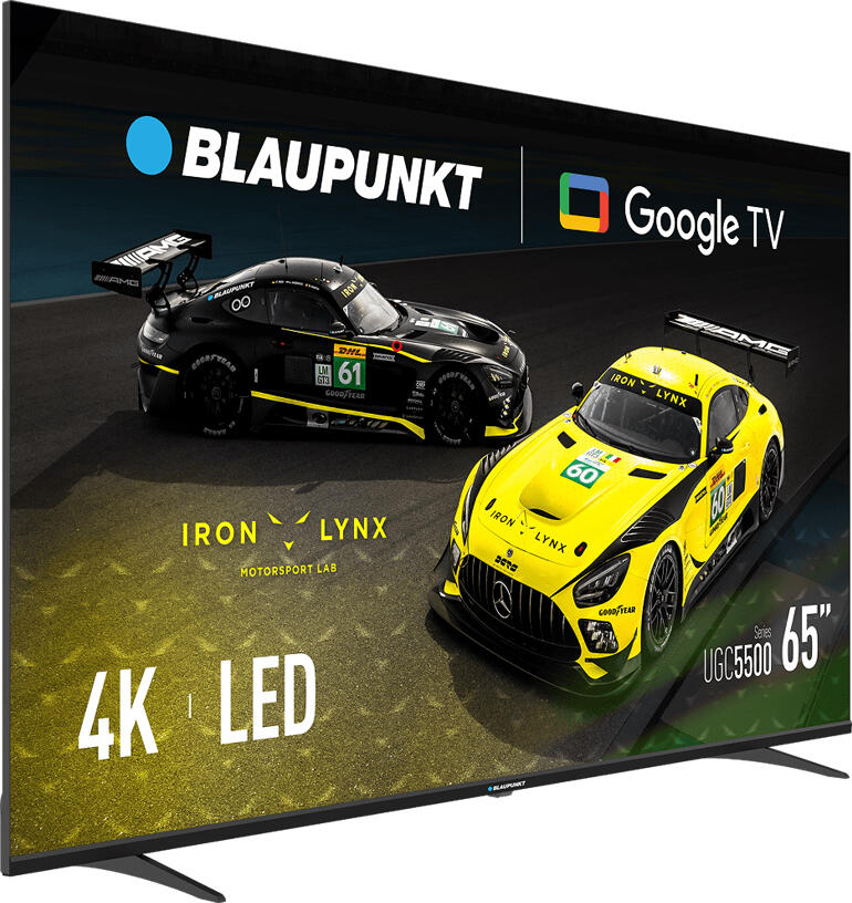 Televizor Smart Blaupunkt 65UGC5500 65 inch 4K Ultra HD LED, Google TV, ARM Cortex-A55 Quad-Core, 2GB RAM, 8GB ROM, WiFi, Bluetooth, 3x HDMI, 2x USB