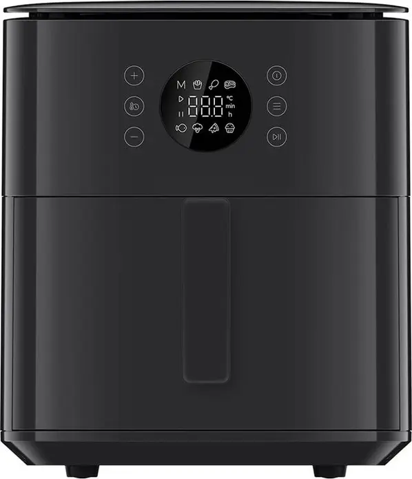 Аэрофритюрница Xiaomi 6.5L MAF-W6051, 1700 Вт, конвекционный нагрев 360°, диапазон температур 40-210°C, 3D циклическая жарка, черный