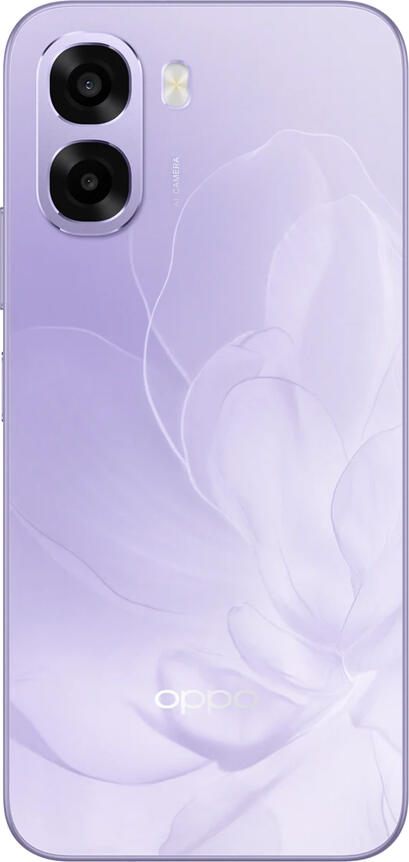OPPO A6x 5G (CPH2783) Smartphone, MediaTek Dimensity 6300, 6GB RAM, 256GB Storage, 6.75-inch 120Hz IPS LCD, 6500mAh Battery, 50MP Dual Camera, Android 15, Violet Purple, Wired charging