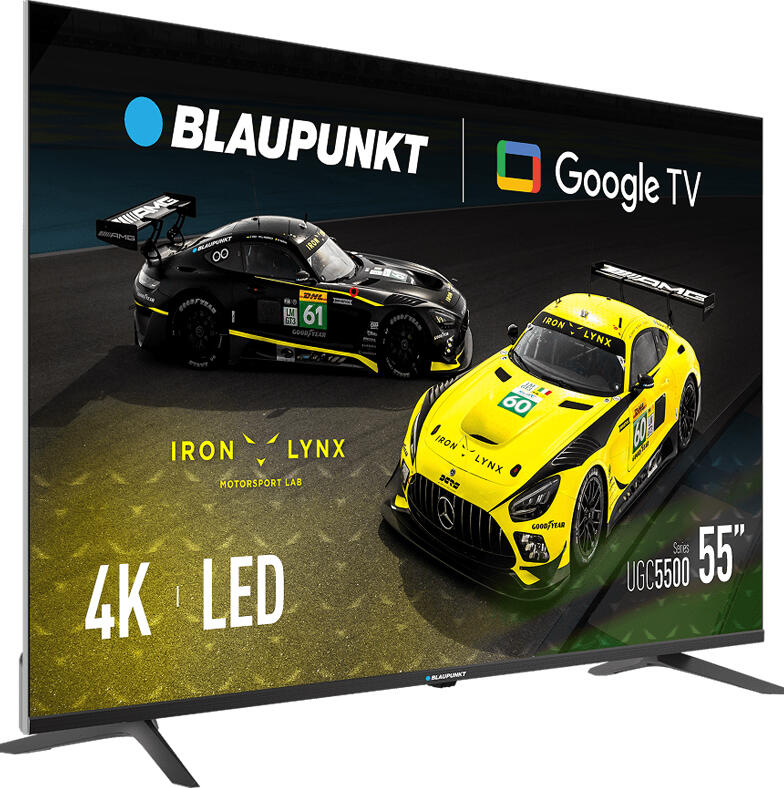 Televizor Smart Blaupunkt 55UGC5500 55 inch 4K Ultra HD LED, Google TV, ARM Cortex-A55 Quad-Core, 8GB RAM, 2GB ROM, WiFi, Bluetooth, 3x HDMI, 2x USB