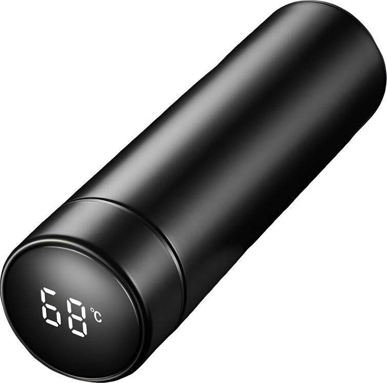 Termos Daily cu Afisaj LED pentru Temperatura, Otel Inoxidabil, 500 ml, Negru, SJ429-4