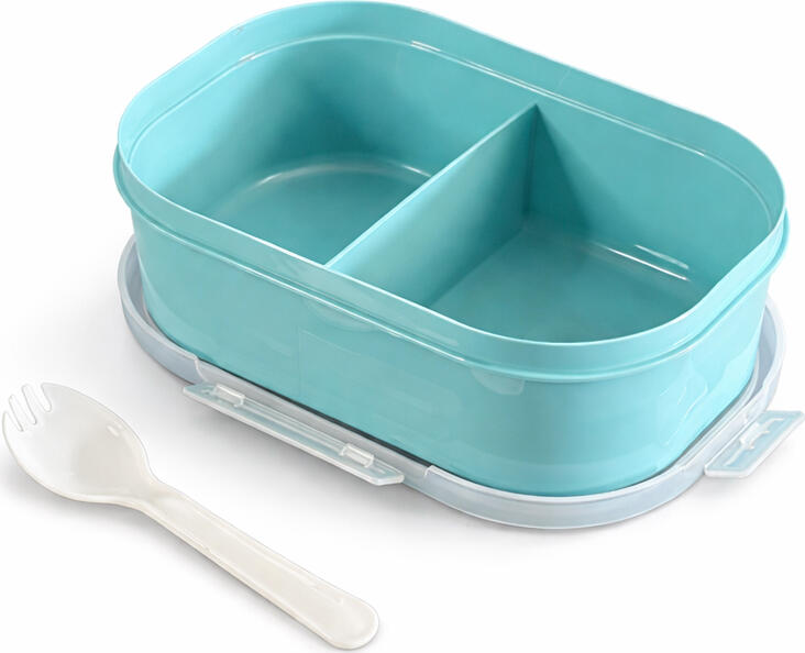 NO Brand Daily Kids Lunch Box 21x14.8x7.3 cm, Blue