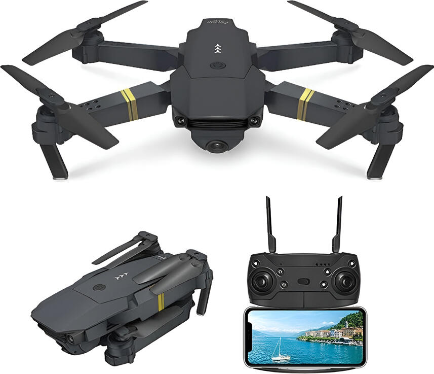 998 Pro Foldable Quadcopter Drone with UHD 4K Camera, 6-Axis Gyroscope, 360 Rotation, Follow Me, Return Home, 100m Range, Android and iOS Compatible