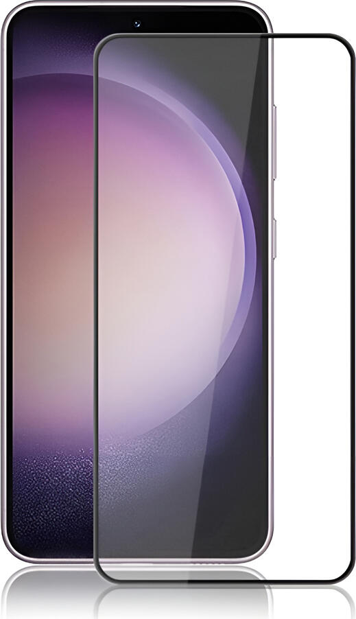 BIVA 5D Tempered Glass Screen Protector for Samsung Galaxy S24, High Hardness Anti-Scratch and Shockproof with Oleophobic Coating, Black Frame