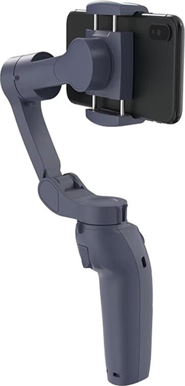 S5B F12 3-Axis Smartphone Gimbal Stabilizer with AI Face Tracking, Detachable Tripod, 5h Battery Life, Dark Grey