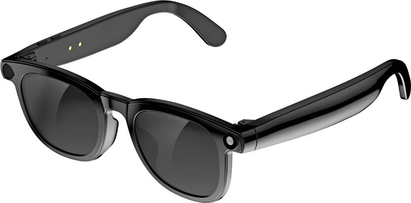 NO Brand Wireless Bluetooth Smart Audio Glasses Model CY01, Black