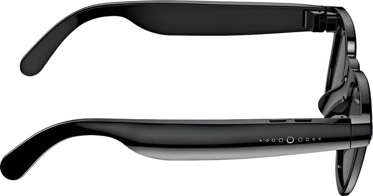 CY01 Smart Audio Glasses with 1080P HD Camera, Sony Sensor, Bluetooth 5.3, ChatGPT AI Assistant, Real-time Translation, Dual Noise-Reducing Mics, Black