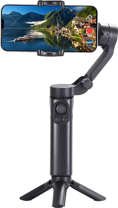 S5B 3-Axis Smartphone Gimbal Stabilizer Model F5 Plus, Dark Grey