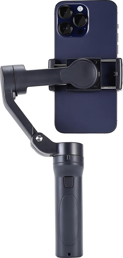 F5 Plus 3-Axis Smartphone Gimbal Stabilizer, Foldable Handheld Stabilizer with 2200mAh Battery, Integrated Tripod, FPV and Tracking Modes, 55-86mm Width