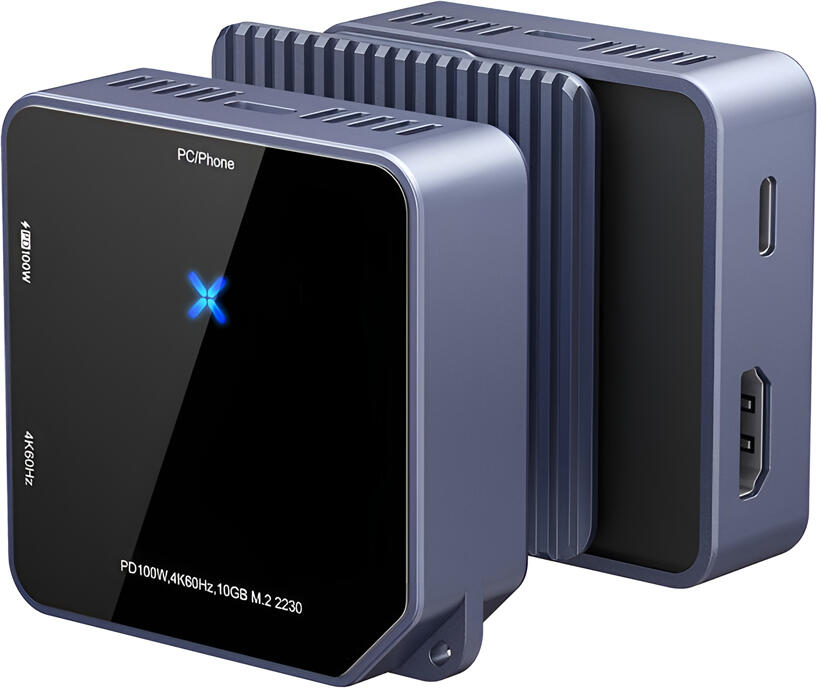 OTTOOPPXIN Enclosure M.2 2230 NVMe SSD (10Gbps, USB-C 3.2, PD 100W, 2230/2242, Magnetic), Grey