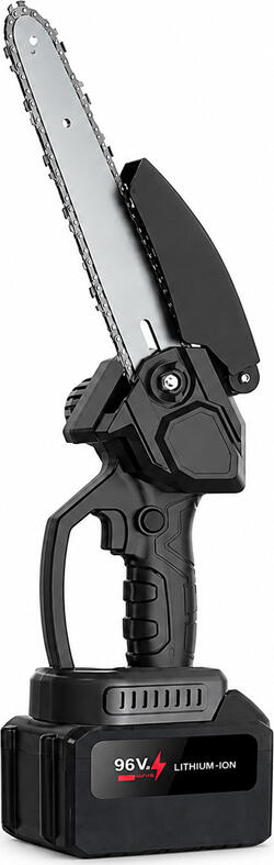 NO Brand Cordless Mini Chainsaw 96V, Black