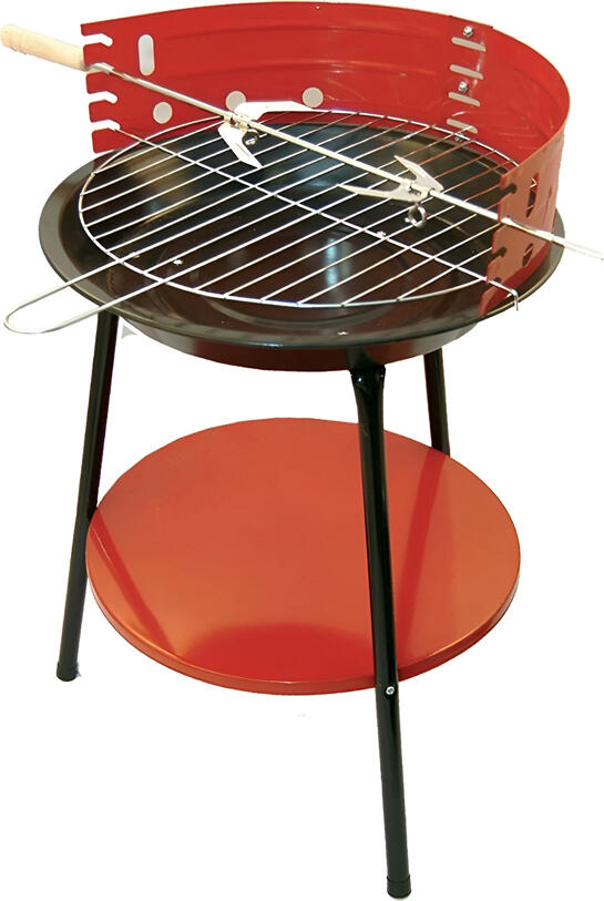 NO Brand Triangular Folding Iron Sheet BBQ Grill / Furnace