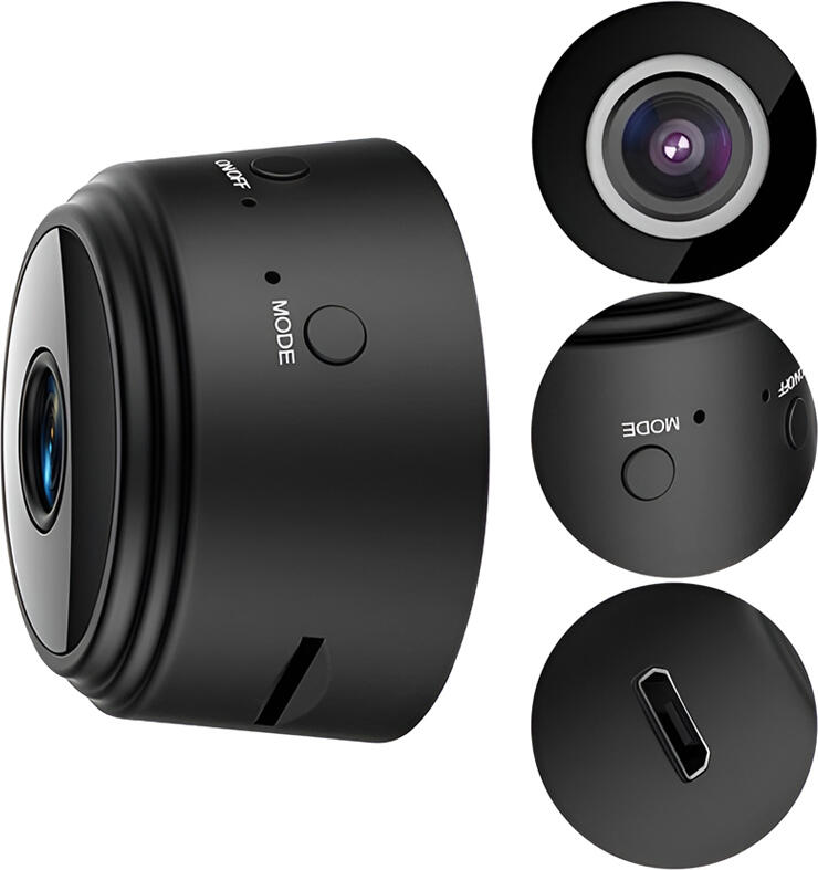 A9 Mini WiFi Security Spy Camera, 1080P HD Resolution, Night Vision, Motion Detection, Magnetic Base, TF Card Slot up to 128GB, iOS and Android Support